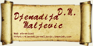 Đenadija Maljević vizit kartica
